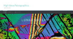 Desktop Screenshot of hmpetrographics.com